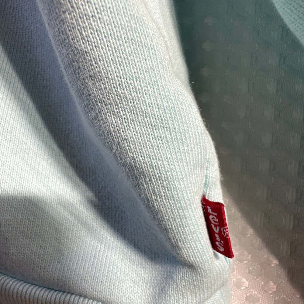 Levi's Men's Relaxed Fit Graphic Hoodie Sweatshirt in Mint Green - Picture 4 of 9